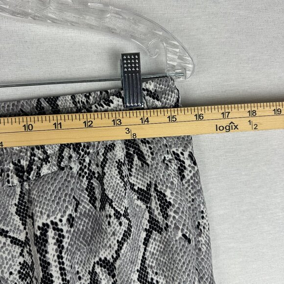 EXPRESS WOMEN'S HIGH RISE SNEAKSKIN PRINT CUFFED ANKLES JOGGER PANTS SIZE M - Picture 7 of 12